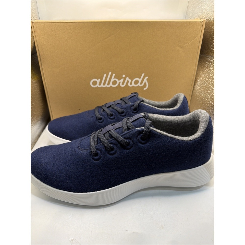 Allbirds Wool Runner NZ Dark Navy Men's Shoes Size US 12.5, EU 45.5, UK 11.5 NIB